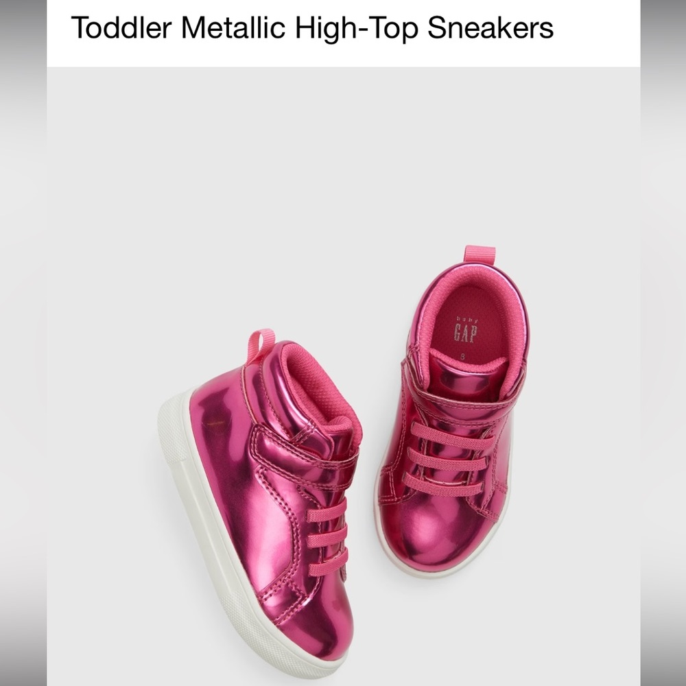GAP Metallic Pink Sneakers